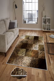 Conceptum Alfombra de Pasillo Hmnt76 Multicolor 80 x 200 cm